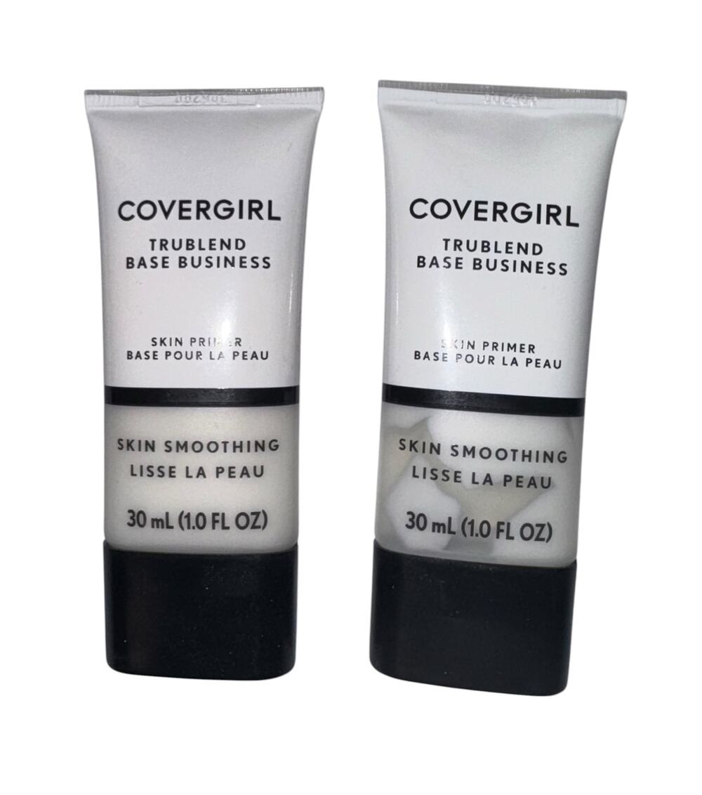 2pk Covergirl Trublend Base Business Smoothing Skin Primer New